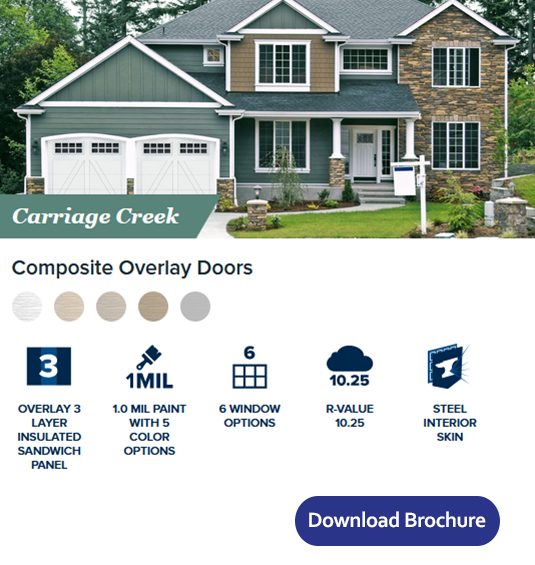 Chi Composite Overlay Doors Garage Door Chart