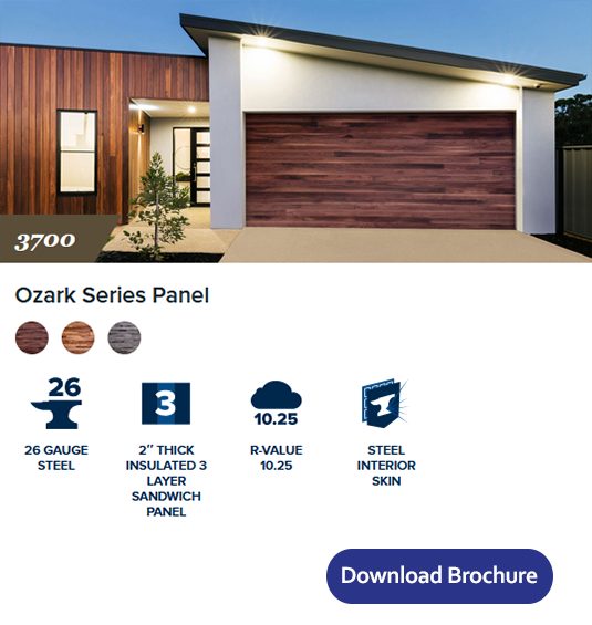 Chi Ozark Series Chart Garage Door