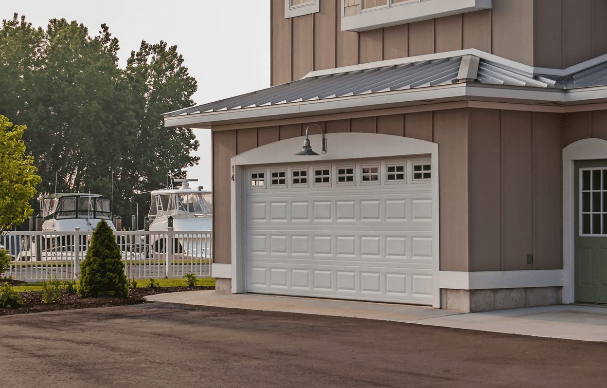 Raised panel garage door example