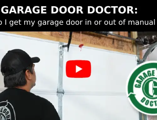 How to Put Your Garage Door in Manual Mode During a Power Outage