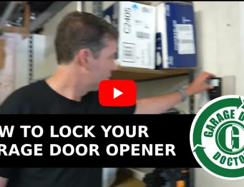 How to Lock Your Garage Door