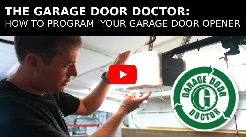 program garage door opener