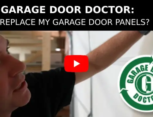 Can I replace my garage door panels?