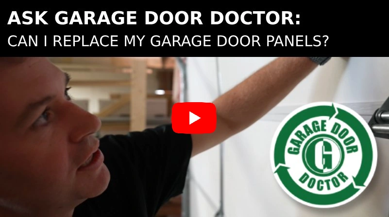 replace garage door panels